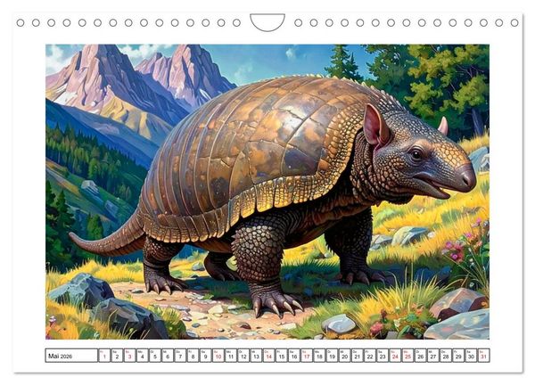 Produktbild: Eiszeitliche Tierwelt (Wandkalender 2026 DIN A4 quer), CALVENDO Monatskalender