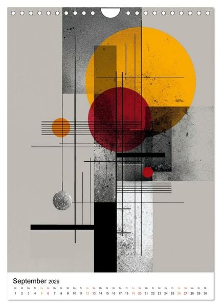 Produktbild: Bauhaus Re:Vision (Wandkalender 2026 DIN A4 hoch), CALVENDO Monatskalender