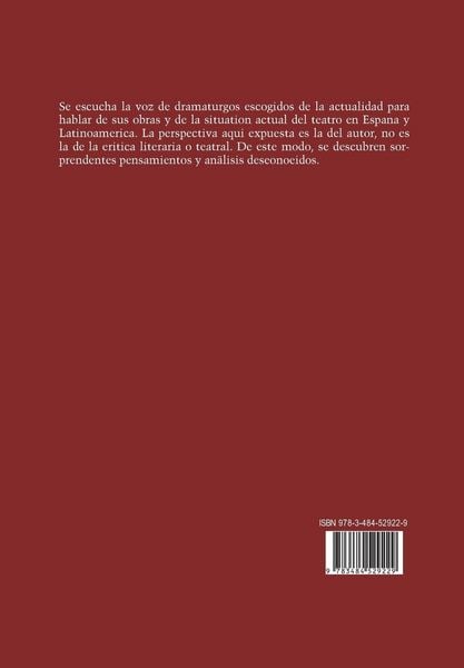 Produktbild: La voz de los dramaturgos