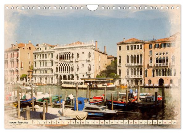 Produktbild: Venise l'&eacute;ternelle (Calendrier mural 2026 DIN A4 vertical), CALVENDO calendrier mensuel