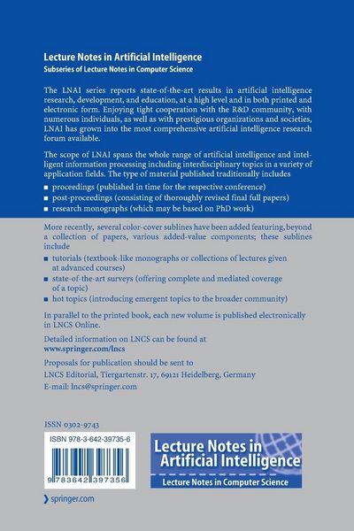 Produktbild: Advances in Data Mining: Applications and Theoretical Aspects