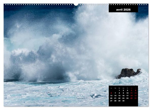 Produktbild: Paysages de l'&icirc;le de La R&eacute;union (Calendrier mural 2026 DIN A2 vertical) calendrier de bureau