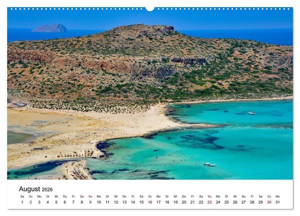 Produktbild: Kretas Wilder Westen (hochwertiger Premium Wandkalender 2026 DIN A2 quer), Kunstdruck in Hochglanz