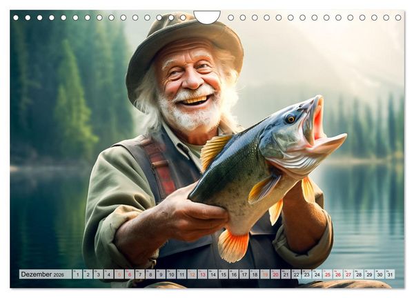 Produktbild: Angeln und Fischen Impressionen (Wandkalender 2026 DIN A4 quer), CALVENDO Monatskalender