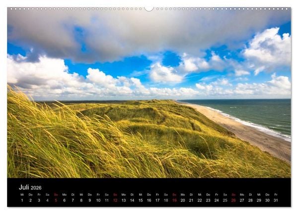 Produktbild: D&auml;nemarks Nordseek&uuml;ste (Wandkalender 2026 DIN A2 quer), CALVENDO Monatskalender