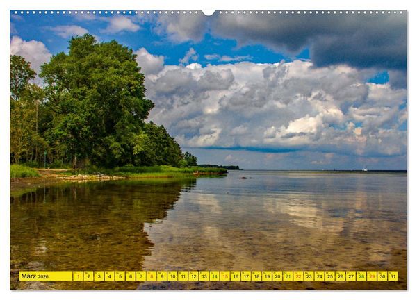 Produktbild: Erlebnis Ostseek&uuml;ste - zwischen Wismarer Bucht und Usedom (Wandkalender 2026 DIN A2 quer), CALVENDO Monatskalender