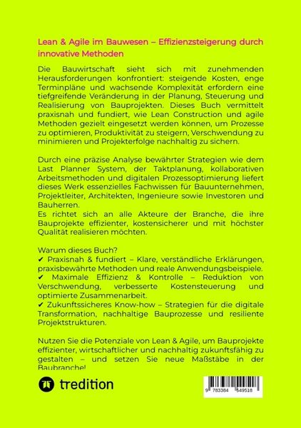 Produktbild: Lean & Agile im Bauwesen