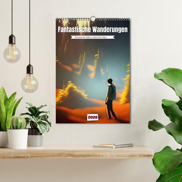 Produktbild: Fantastische Wanderungen (Wandkalender 2026 DIN A3 hoch), CALVENDO Monatskalender