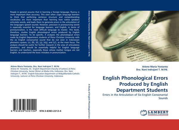 Produktbild: English Phonological Errors Produced by English Department Students