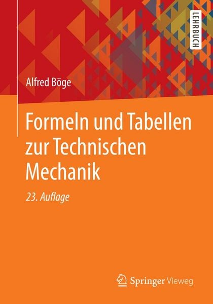Produktbild: Formeln und Tabellen zur Technischen Mechanik