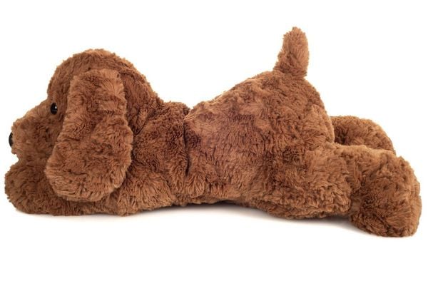 Produktbild: Teddy Hermann 92894 - Schlenkerhund braun, Pl&uuml;sch, 40 cm