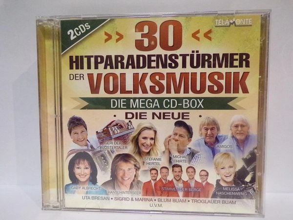 Produktbild: 30 Hitparadenst&uuml;rmer der Volksmusik (Die Mega CD-B