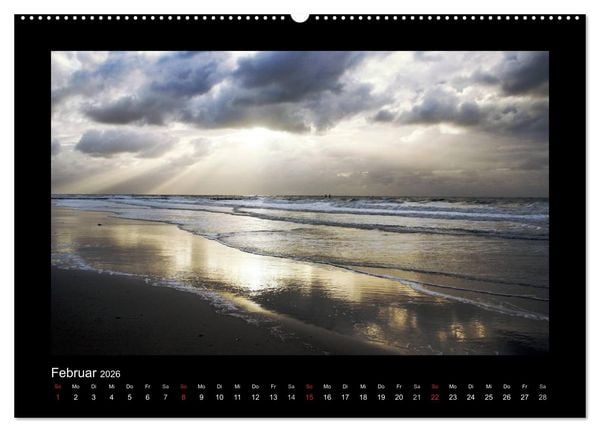 Produktbild: An der Nordsee (hochwertiger Premium Wandkalender 2026 DIN A2 quer), Kunstdruck in Hochglanz