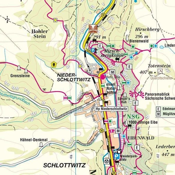 Produktbild: M&uuml;glitztal. Liebstadt und Umgebung 1:20 000