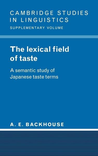 Produktbild: The Lexical Field of Taste