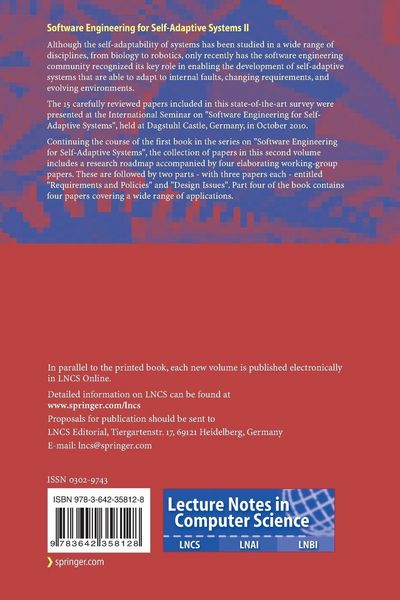 Produktbild: Software Engineering for Self-Adaptive Systems