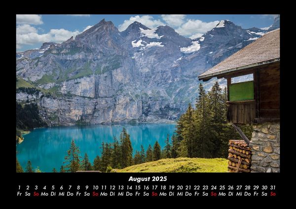 Produktbild: Bergige Welten 2025 Fotokalender DIN A3