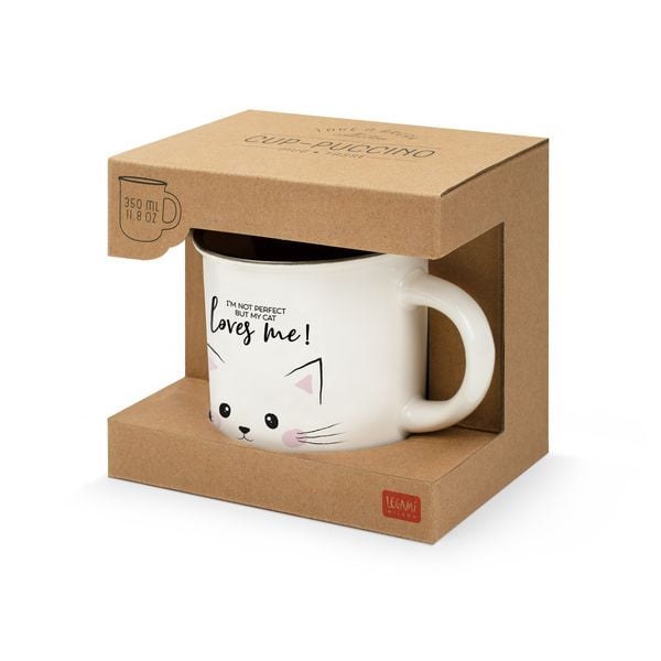Produktbild: Legami Tasse aus New Bone China Porzellan - K&auml;tzchen