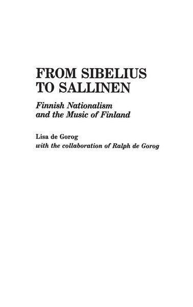 Produktbild: From Sibelius to Sallinen