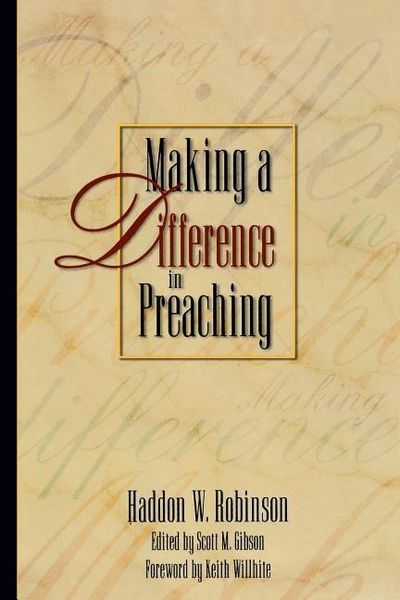 Produktbild: Making a Difference in Preaching
