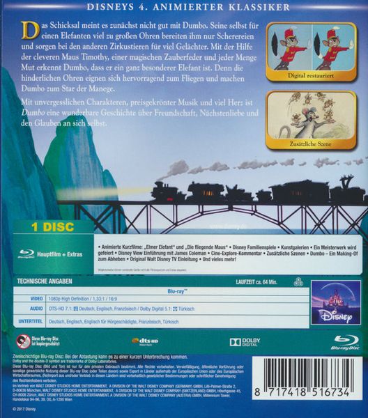 Produktbild: Dumbo - Disney Classics 4