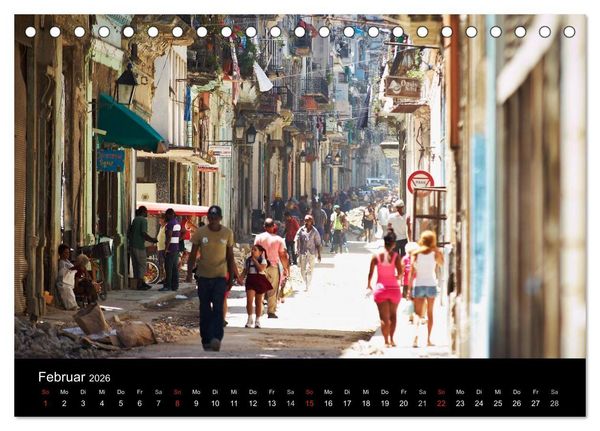 Produktbild: Havanna - Ansichten einer bemerkenswerten Stadt (Tischkalender 2026 DIN A5 quer), CALVENDO Monatskalender