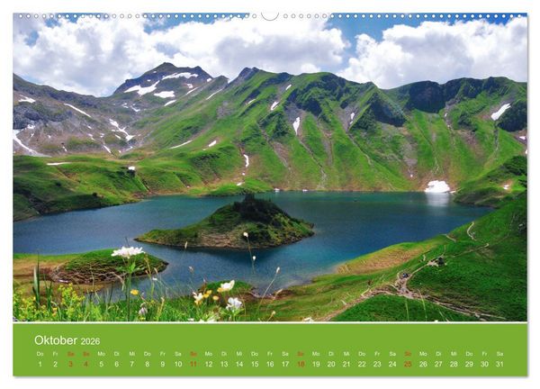 Produktbild: Wo das Allg&auml;u am sch&ouml;nsten ist (hochwertiger Premium Wandkalender 2026 DIN A2 quer), Kunstdruck in Hochglanz
