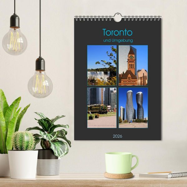 Produktbild: Toronto und Umgebung (Wandkalender 2026 DIN A4 hoch), CALVENDO Monatskalender