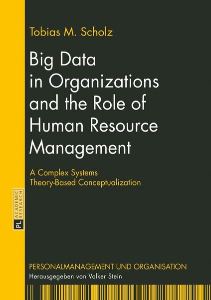 Produktbild: Big Data in Organizations and the Role of Human Resource Management