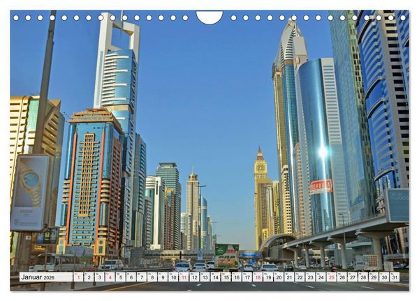 Produktbild: Einzigartiges DUBAI, die Metropole der Superlative (Wandkalender 2026 DIN A4 quer), CALVENDO Monatskalender
