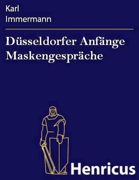 Produktbild: D&uuml;sseldorfer Anf&auml;nge Maskengespr&auml;che
