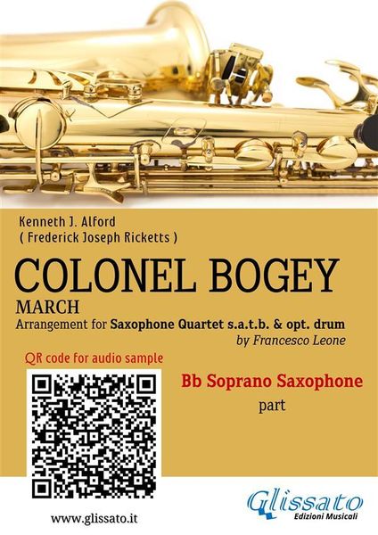 Produktbild: Bb Soprano Sax part of "Colonel Bogey" for Saxophone Quartet