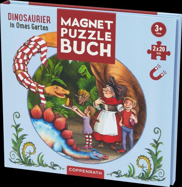 Produktbild: Magnet-Puzzlebuch: Dinosaurier in Omas Garten