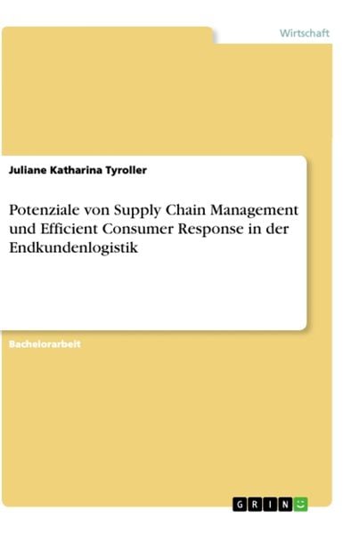 Produktbild: Potenziale von Supply Chain Management und Efficient Consumer Response in der Endkundenlogistik