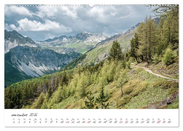 Produktbild: Le col de l'Izoard sur la route des Grandes Alpes (Calendrier mural 2026 DIN A2 vertical) calendrier de bureau
