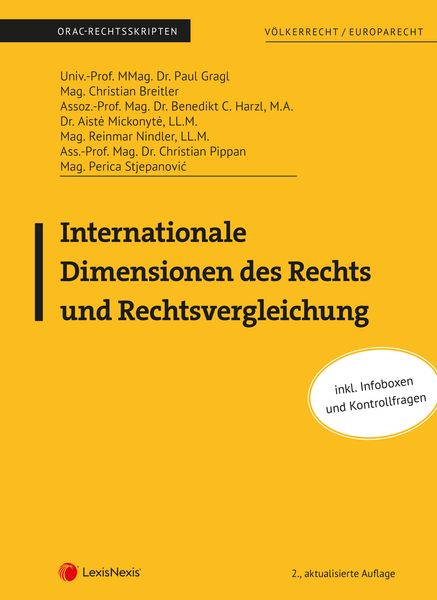 Produktbild: Internationale Dimensionen des Rechts und Rechtsvergleichung