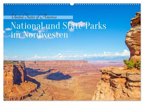 Produktbild: USA - National und State Parks im Nordwesten (Wandkalender 2026 DIN A2 quer), CALVENDO Monatskalender