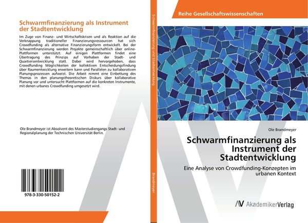 Produktbild: Schwarmfinanzierung als Instrument der Stadtentwicklung