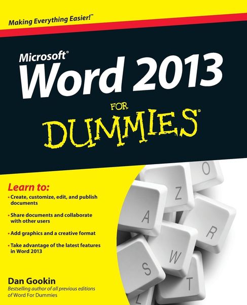 Produktbild: Word 2013 For Dummies