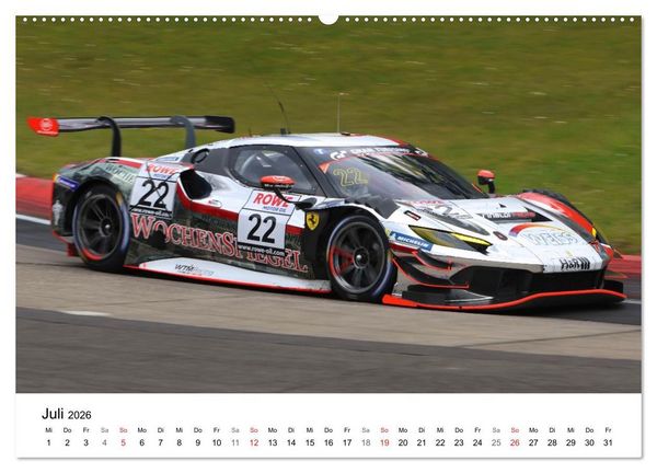 Produktbild: Motorsport in Deutschland (Wandkalender 2026 DIN A2 quer), CALVENDO Monatskalender
