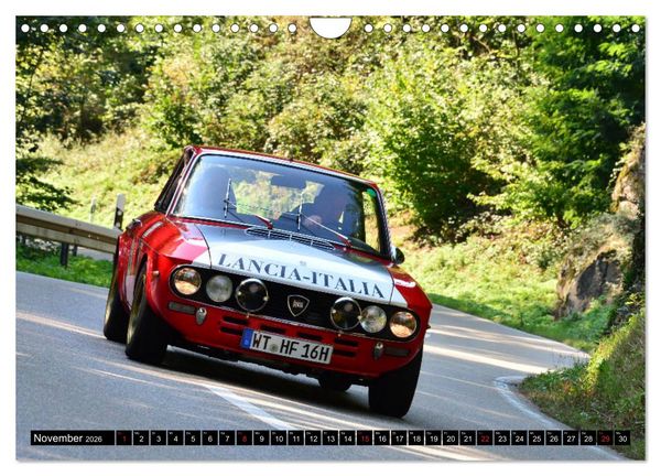 Produktbild: Italienische Oldtimer am Berg (Wandkalender 2026 DIN A4 quer), CALVENDO Monatskalender