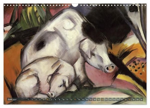 Produktbild: Expressionistische Tierwelten (Wandkalender 2027 DIN A3 quer), CALVENDO Monatskalender
