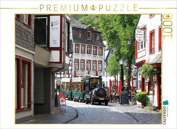CALVENDO Puzzle Monschau in der Eifel | 1000 Teile Lege-Größe 64x48cm Foto-Puzzle für glückliche Stunden