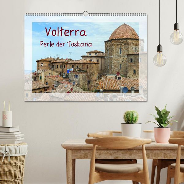 Produktbild: Volterra Perle der Toskana (Wandkalender 2026 DIN A2 quer), CALVENDO Monatskalender