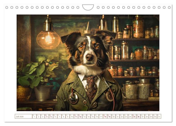 Produktbild: Wenn Hunde arbeiten (Wandkalender 2026 DIN A4 quer), CALVENDO Monatskalender