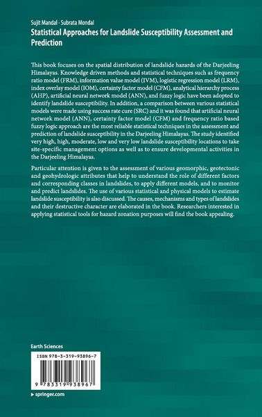 Produktbild: Statistical Approaches for Landslide Susceptibility Assessment and Prediction