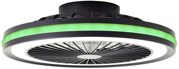 Produktbild: Brilliant G99280/06 Palmero LED-Deckenleuchte mit Ventilator LED-Modul 40W Schwarz