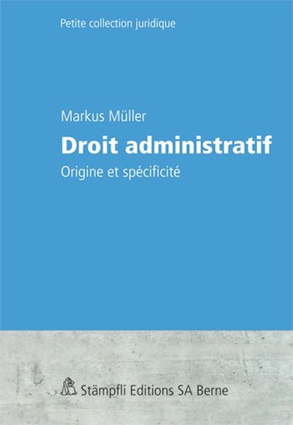 Produktbild: Droit administratif