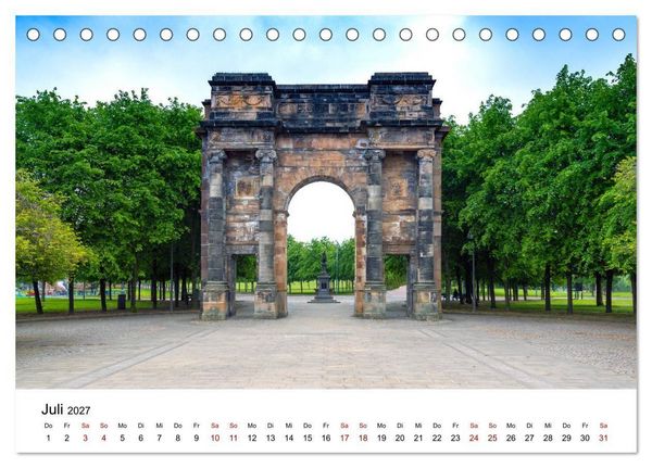 Produktbild: Faszination Glasgow (Tischkalender 2027 DIN A5 quer), CALVENDO Monatskalender