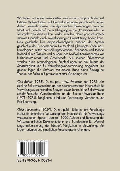 Produktbild: Ko-Evolution von Gesellschaft und funktionalem Staat